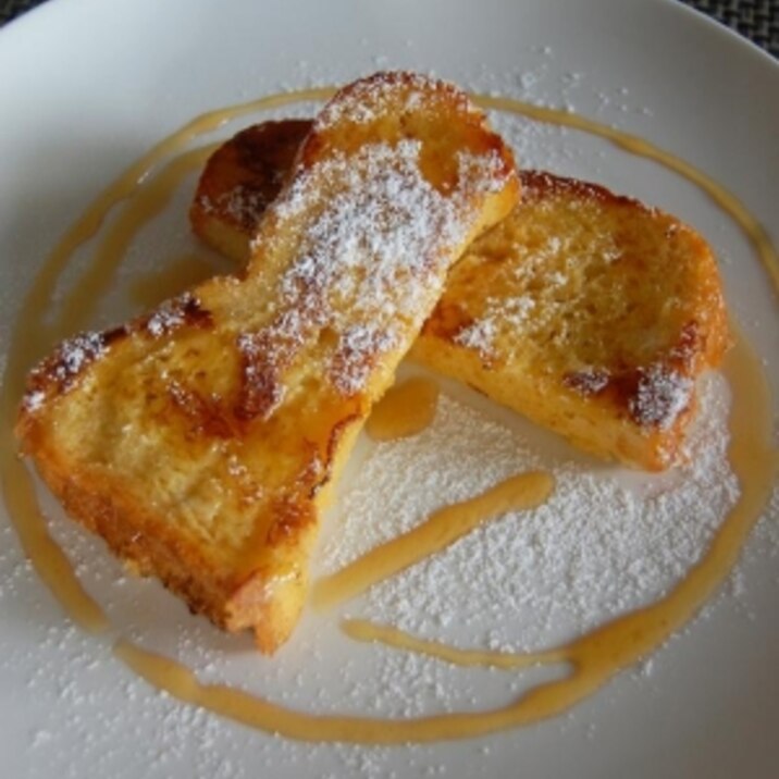 牛乳がない時の ミルクフレンチトースト レシピ 作り方 By Hale 楽天レシピ